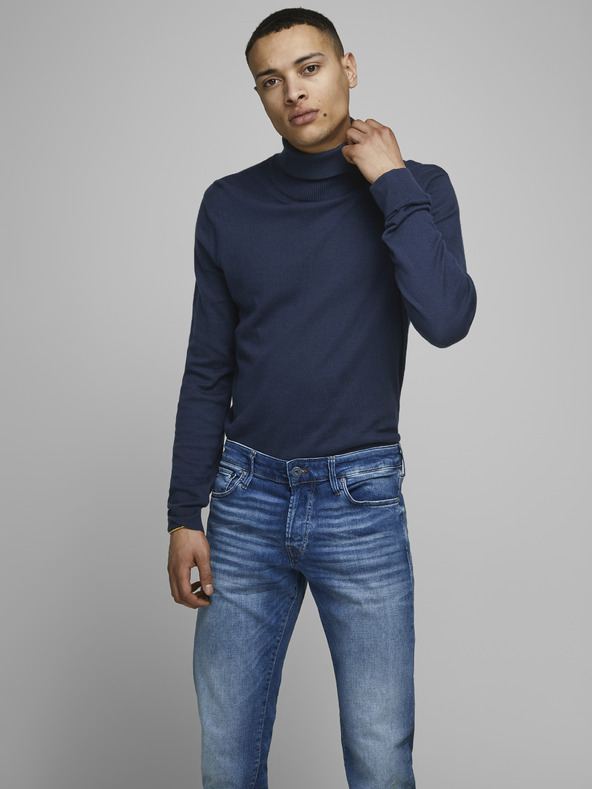 Jack & Jones Tmavomodrý rolák Jack & Jones Emil