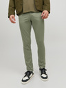 Jack & Jones Zelené pánske chino nohavice Jack & Jones Marco