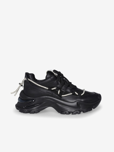 Steve Madden Čierne dámske tenisky na platforme Steve Madden Miracles