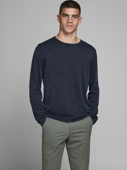 Jack & Jones Tmavomodrá mikina Jack & Jones Leo