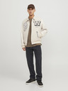 Jack & Jones Čierne pánske džínsy rovného strihu Jack & Jones Chris