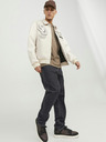 Jack & Jones Čierne pánske džínsy rovného strihu Jack & Jones Chris