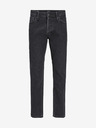 Jack & Jones Čierne pánske džínsy rovného strihu Jack & Jones Chris