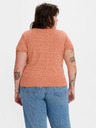 Levi's® Levi's® Baby Daisy Oranžové dámske kvetované tričko
