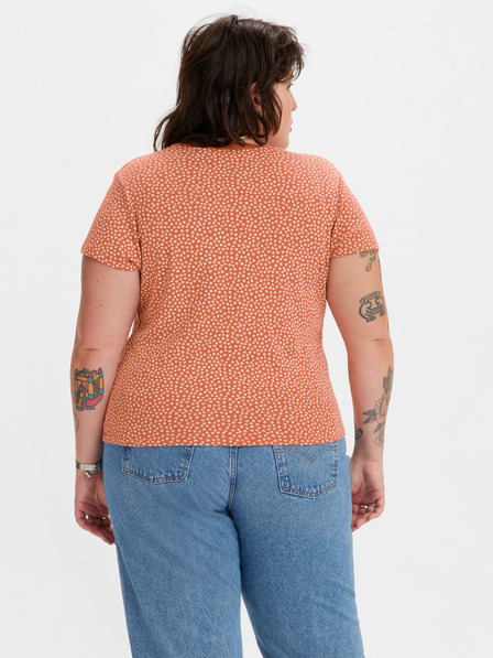 Levi's® Levi's® Baby Daisy Oranžové dámske kvetované tričko