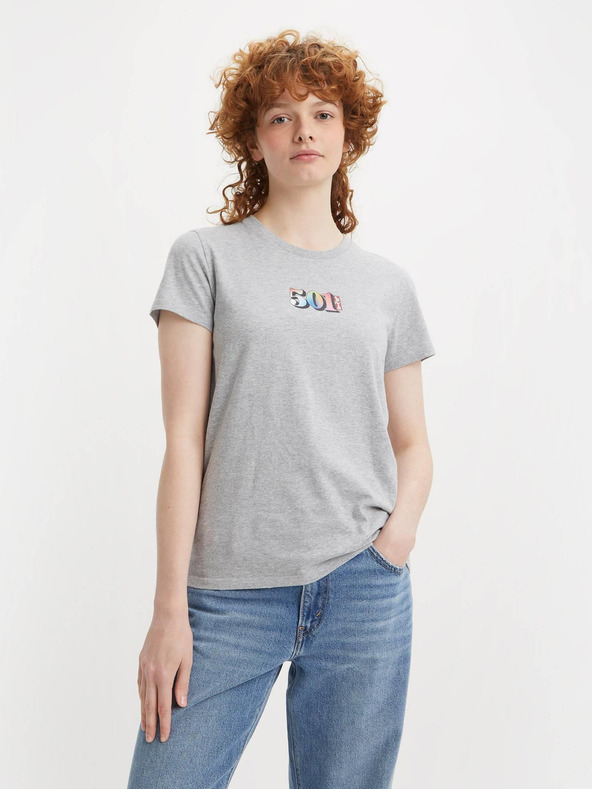 Levi's® Dámske tričko Levi's® 501 Grey Striped T-Shirt