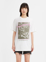 Levi's® Biele dámske tričko Levi's® Oversized Antisocial