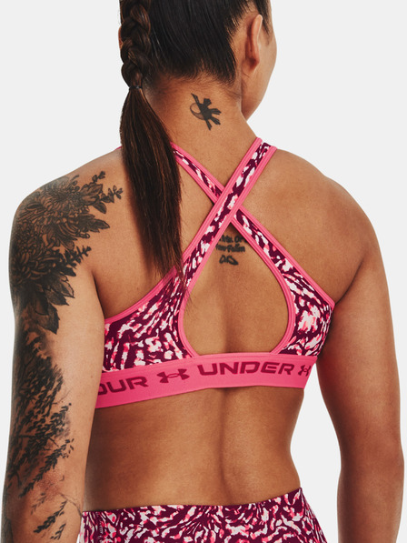 Under Armour Dámska podprsenka Under Armour UA Crossback Mid Print