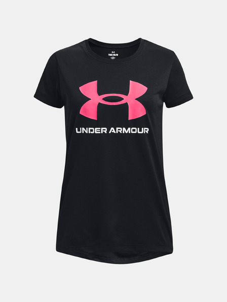 Under Armour Dievčenské tričko Under Armour Tech Solid Print Fill BL SSC
