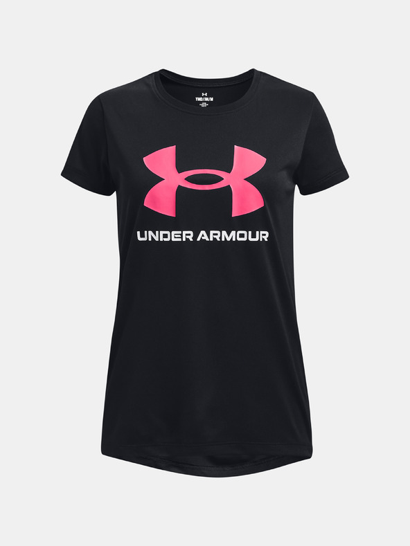 Under Armour Dievčenské tričko Under Armour Tech Solid Print Fill BL SSC