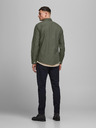 Jack & Jones Pánska ľahká košeľa Jack & Jones Oxford Khaki