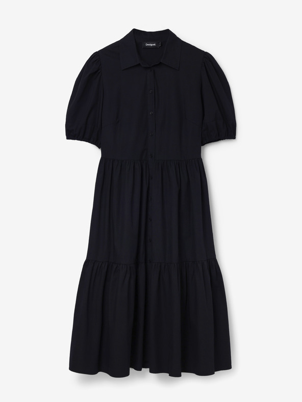 Desigual Čierne dámske šaty Desigual Calgary