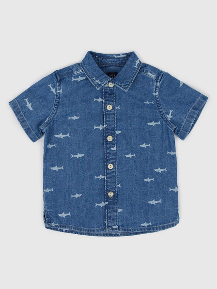 GAP Baby džínsová košeľa žralok GAP