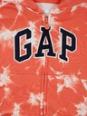 GAP Detská batikovaná mikina logo GAP