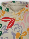 GAP Baby mikina floral s kapucňou GAP