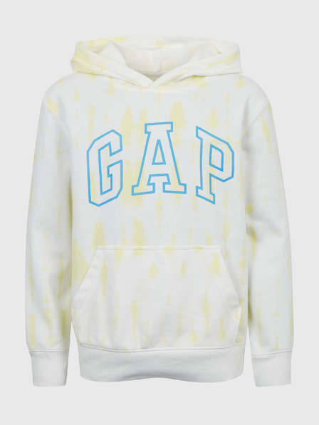 GAP Detská batikovaná mikina s logom GAP