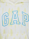 GAP Detská batikovaná mikina s logom GAP