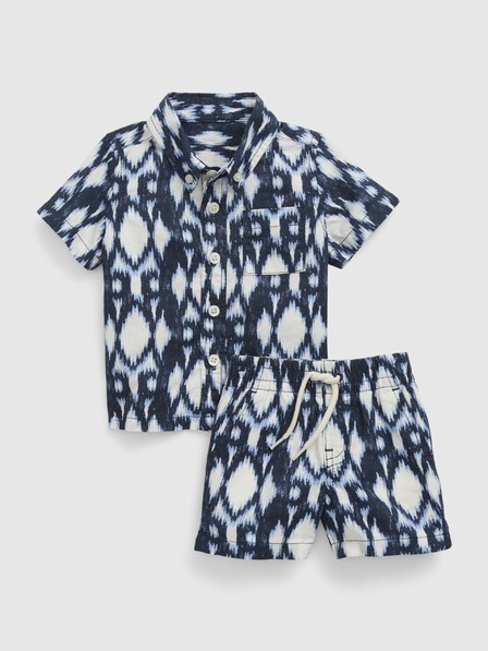 GAP Baby ľanový vzorovaný set GAP