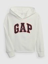 GAP Detská mikina logo s kapucňou GAP