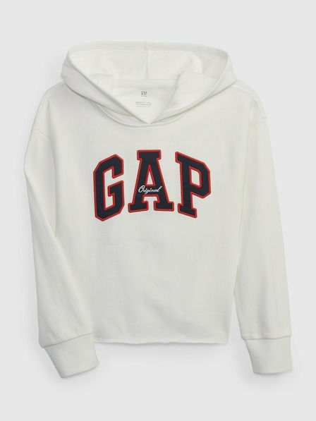 GAP Detská mikina logo s kapucňou GAP