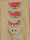 GAP Baby bavlnené tielko melón GAP