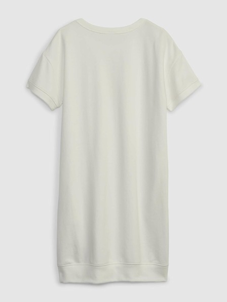 GAP Detské tričkové šaty s logom GAP