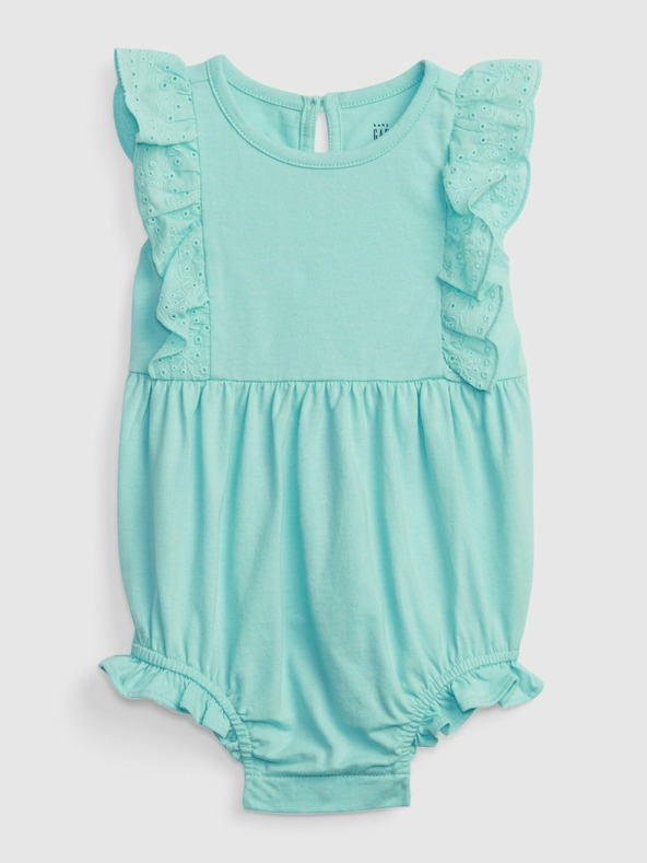 GAP Baby bavlnené body s volánikmi GAP