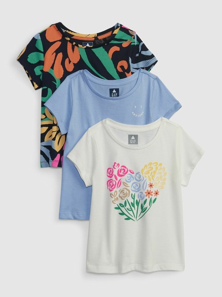 GAP Baby tričká Mix & Match, 3 ks GAP