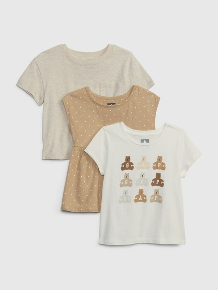 GAP Baby tričká Mix & Match, 3 ks GAP