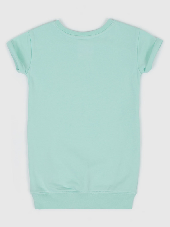 GAP Baby mikinové šaty s logom GAP