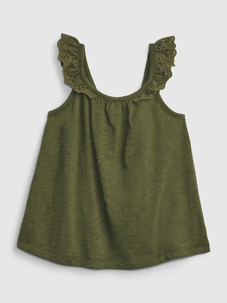 GAP Baby tielko s volánikmi GAP