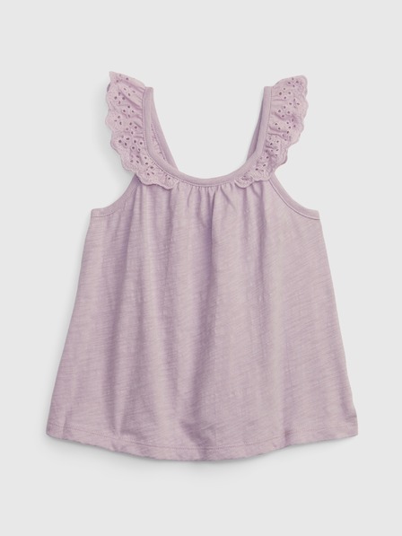 GAP Baby tielko s volánikmi GAP