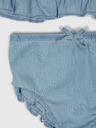 GAP Baby džínsový set s čelenkou GAP