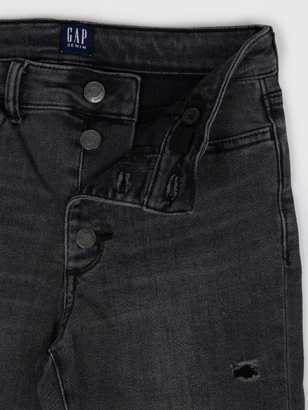 GAP Detské džínsy jeggings s gombíkmi GAP