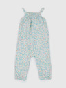 GAP Baby ľanový kvetovaný overal GAP