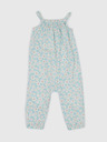 GAP Baby ľanový kvetovaný overal GAP