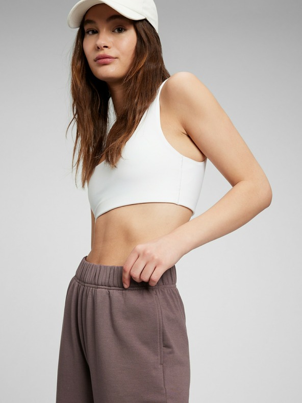 GAP Široké tepláky straight high rise GAP