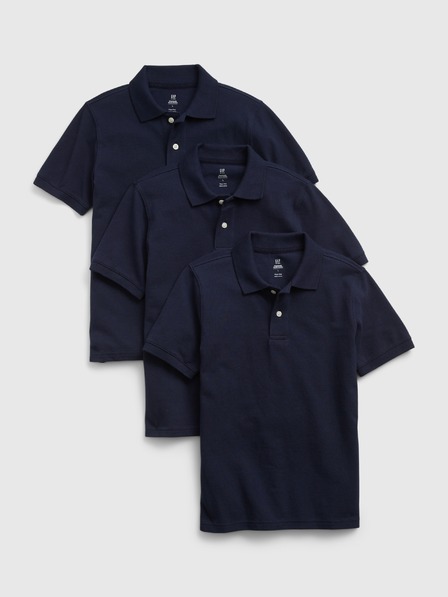 GAP Detské polo tričká uniform organic, 3 ks GAP