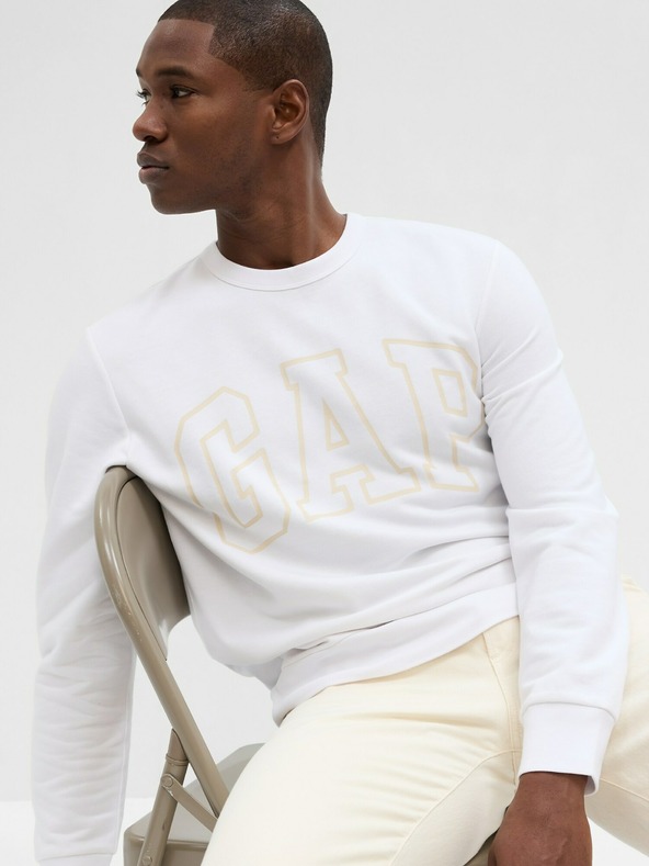 GAP Mikina logo GAP fleece