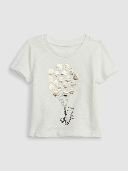 GAP Baby tričko s potlačou Unisex GAP