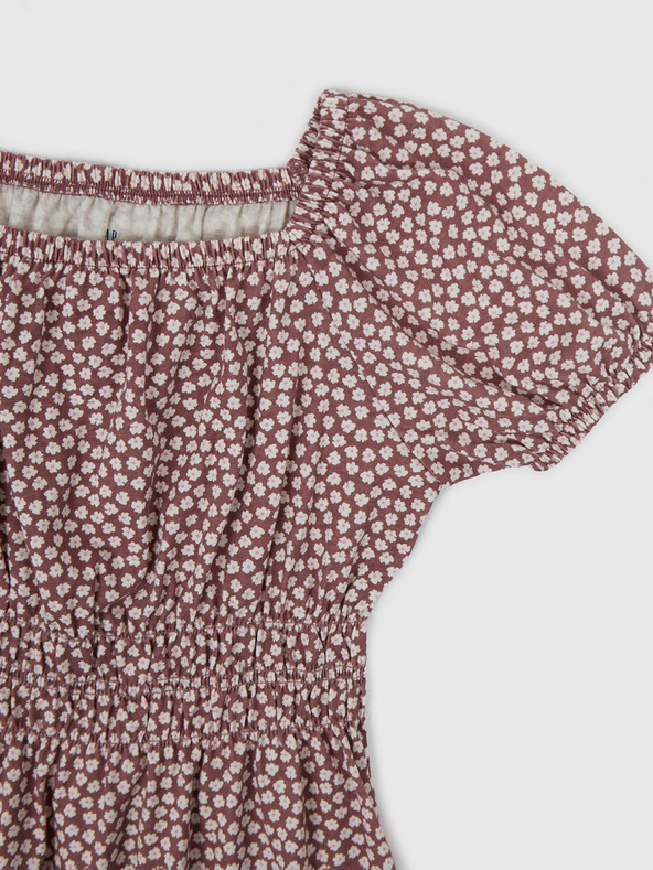 GAP Detské vzorované šaty GAP