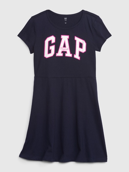 GAP Detské šaty s logom GAP