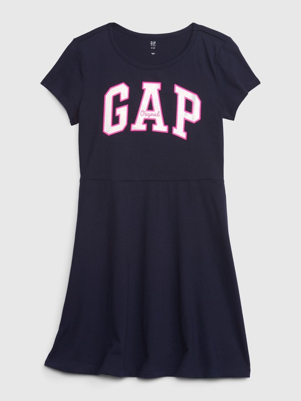 GAP Detské šaty s logom GAP