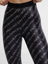Versace Jeans Couture Čierne dámske vzorované legíny Versace Jeans Couture