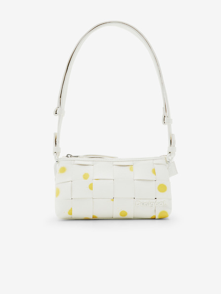 Desigual Biela dámska kabelka Desigual Dortmund 2.0 Micro Patterned