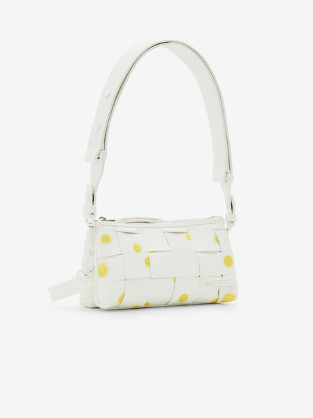 Desigual Biela dámska kabelka Desigual Dortmund 2.0 Micro Patterned