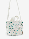 Desigual Biela dámska kabelka Desigual New Splatter Valdivia so vzorom