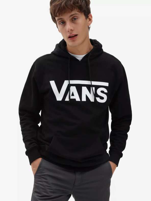Vans Čierna pánska mikina s potlačou VANS