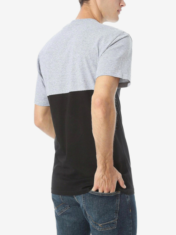 Vans Šedo-čierne pánske tričko VANS