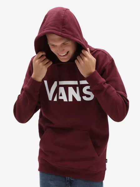 Vans Pánska bordová mikina VANS s kapucňou